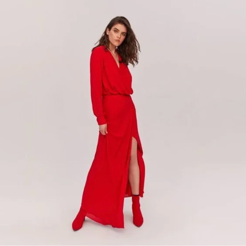 Fame and Parters Maquino Wrap Dress